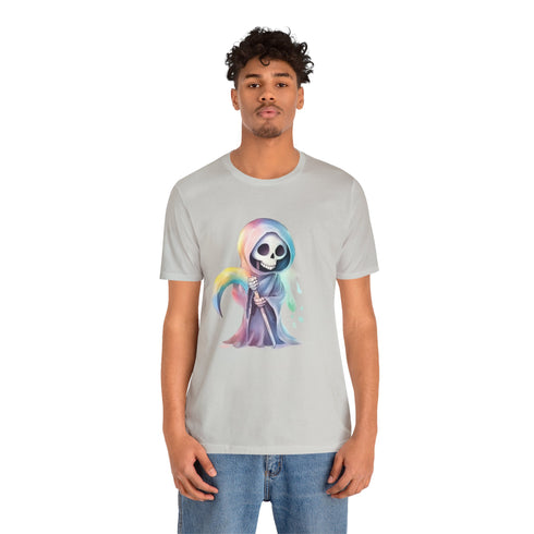 Cute Colorful Reaper - Short Sleeve Tee